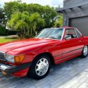 1986 Mercedes-Benz 560 SL 100489 Miles Red  5.6L V8 SOHC 16V Automatic