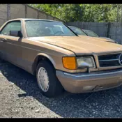 1986 MERCEDES BENZ 560SEC 560 SEC FOR PARTS OR FULL RESTORATION WITH CLEAN TITLE