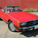 1986 Mercedes Benz 560SL, 5.6L V8, Auto, 2 Tops, Low 60k Miles, Euro Headlamps