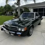 1986 Mercedes-Benz 560SL Convertible Green SL