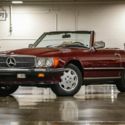 1986 Mercedes-Benz 560SL  Red  5.5L V8 123,844 Miles