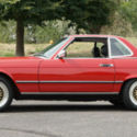 1986 MERCEDES-BENZ 560SL; RED/BLACK, FULLY SERVICED, ONLY 13K MILES!!