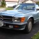 1986 MERCEDES-BENZ R107 560SL EUROPEAN HEADLIGHTS AND BUMPERS CONVERSION
