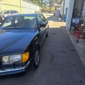 1986 Mercedes-Benz S-Class Black SEL