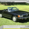 1986 Mercedes-Benz SL-Class 560-Class 560 SL 63272 Miles Black  5L NA V8 single