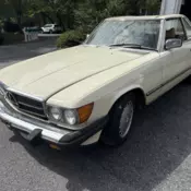 1986 Mercedes-Benz SL-Class Yellow SL