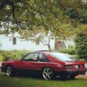 1986 Mercury Capri 5.0 Liter 5 Speed Sunroof Canyon Red 2 tone