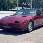 1986 Nissan 300ZX Turbo T-top 2D Coupe Turbo 112170 Miles Burgundy