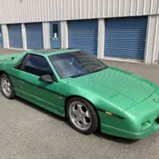 1986 Pontiac Fiero Green SE