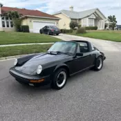 1986 Porsche 911 Convertible Black  Carrere