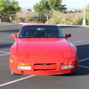 1986 Porsche 944 Coupe Red Turbo