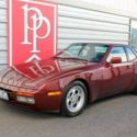 1986 Porsche 944 Turbo 19080 Miles Garnet Red Metallic