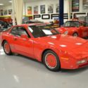 1986 Porsche 944 Turbo 73514 Miles Guards Red Hatchback I4 2.5L M