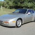 1986 Porsche 944 Turbo Zermatt Silver Metallic over Burgundy 81K miles NICE