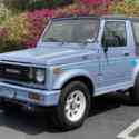 1986 Suzuki Samurai Blue 4WD Manual