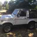 1986 Suzuki Samurai White 4WD Manual