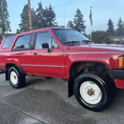 1986 Toyota 4Runner SUV Red RN60 rust free original paint No Reserve