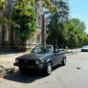 1986 Volkswagen Cabrio Convertible Blue