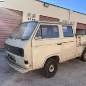 1986 Volkwagen Doka T3, No engine no transmission, for restauration project