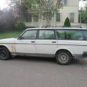 1986 Volvo 240 GL Wagon, White