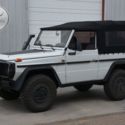 1986 White G-wagon 4x4 CABRIO Turbo Diesel 4 speed manual