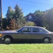 1987 420SEL Impala over tan - comfortable daily driver!