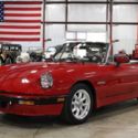 1987 Alfa Romeo Spider  89004 Miles Rosso Alfa Convertible 2.0L l4 5 Speed Manua