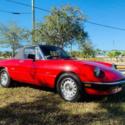 1987 Alfa Romeo Spider Graduate 27,379 Miles Red Graduate 2dr Convertible 5-Spe