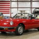 1987 Alfa Romeo Spider Graduate 37163 Miles Red Convertible 4-Cylinder 5-Speed M