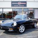 1987 Alfa Romeo Spider Graduate 82928 Miles Black Convertible 2.0L 4-Cyl Engine