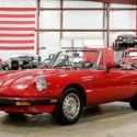 1987 Alfa Romeo Spider Graduate  85509 Miles Cabernet Red Convertible 2.0L I4 5-