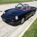 1987 Alfa Romeo Spider Quadrifoglio, black/red-grey int, nice shape, runs great