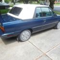 1987 AMC Renault Alliance DL Convertible 1.7 Liter 5 Spd. A/C Blue White Top
