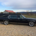 1987 Antique Buick Hearse, black with ghost flames