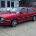 1987 Audi Coupe Coupe Red FWD Manual SB