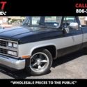 1987 Black SHORTWIDE! C10 350 FUEL INJECTED CHEVROELT 20&#039; WHEELS AND TIRES