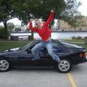 1987 Black, two-door 924S Porsche. Fast and fun!