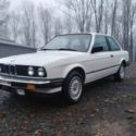 1987 BMW 325e Coupe White RWD Manual 325 coupe