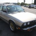 1987 Bmw 528E Manual 6 Cylinder NO RESERVE