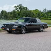 1987 Buick Grand National Low Miles, WE2 - RPO CC1 T-TOP Black