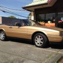 1987 Cadillac Allante - Gold on Saddle Hardtop Convertible