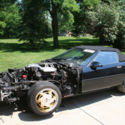 1987 Callaway Corvette Twin Turbo  Parts or rebuild Engine fire damage