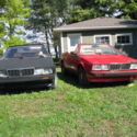 1987 Car and Driver test car, 1986 parts car (includes both)