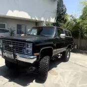 1987 Chevrolet Blazer SUV Black V10