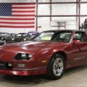 1987 Chevrolet Camaro Z28  138042 Miles Dark Red Coupe 5.7 Liter V8 Automatic