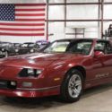 1987 Chevrolet Camaro Z28  38042 Miles Dark Red Coupe 5.7 Liter V8 Automatic