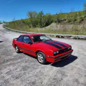 1987 Chevrolet Cavalier Coupe Red Z24
