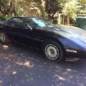 1987 Chevrolet Corvette black on black