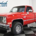 1987 Chevrolet K-10 Silverado 4x4 38016 Miles Apple Red Pickup Truck 350 V8 Crat