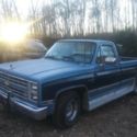 1987 Chevrolet R10 Pickup Blue RWD Automatic